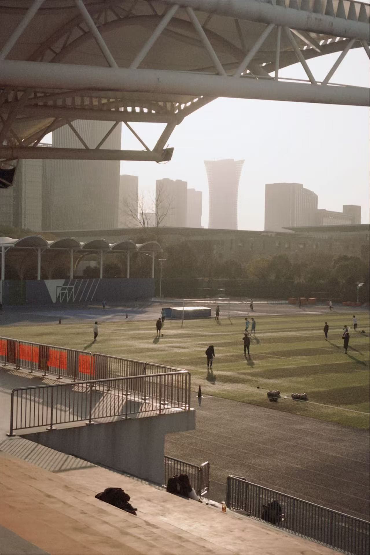 Hanging out with friends